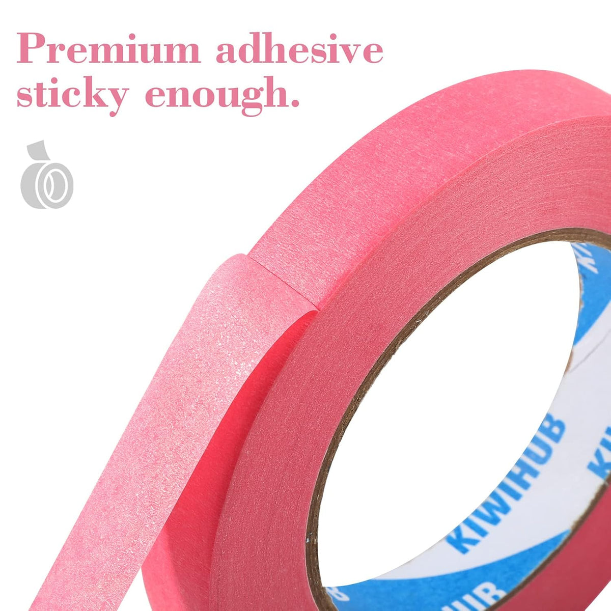 Pink Painters Tape,1 inch x 60 Yards