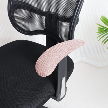 Office Chair Armrest Covers Pink 8-13 inch Long Stretchable Water Resistant Jacquard Desk Chair Arm Rest Covers for Computer Chair Arm Removable Washable 2 Pieces