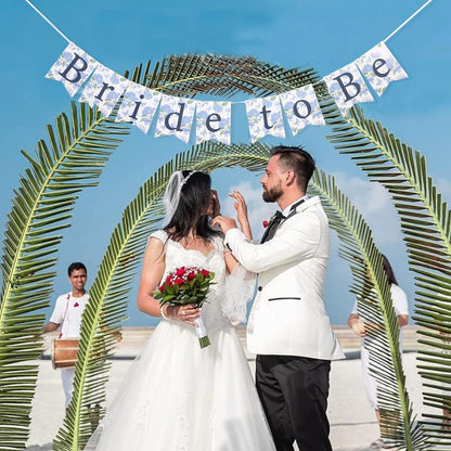 KatchOn, Bride in Bloom Banner with Hearts - 10 Feet, No DIY | Peach Bride in Bloom Sign for Bachelorette Party Decorations | Bride To Be Garland for Bridal Shower Decorations, wedding shower decor
