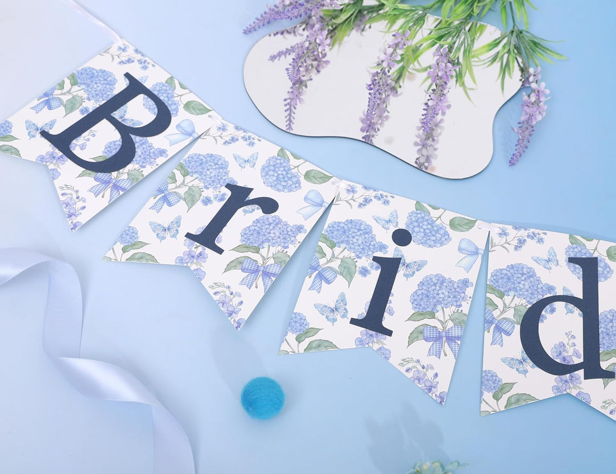 KatchOn, Bride in Bloom Banner with Hearts - 10 Feet, No DIY | Peach Bride in Bloom Sign for Bachelorette Party Decorations | Bride To Be Garland for Bridal Shower Decorations, wedding shower decor