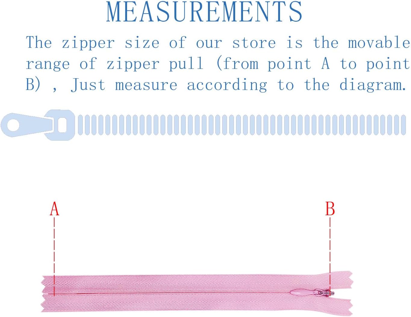 3PCS #3 8 Inch Pink Invisible Zippers for Sewing Skirts, Nylon Coil Bulk Zippers for Pocket, Pillow(Pink 8" 3PCS)