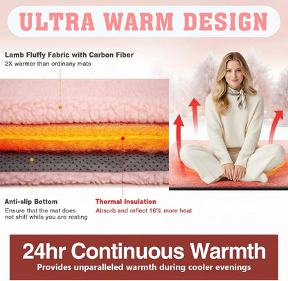 Large Jumbo Self Heating Cat Dog Pad Mat,59''x27.5''