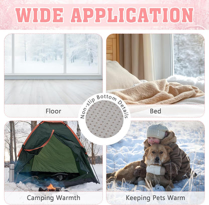 Large Jumbo Self Heating Cat Dog Pad Mat,59''x27.5''