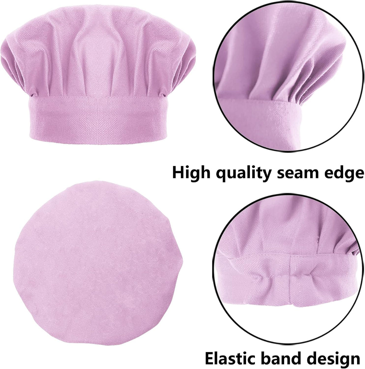 Cotton Canvas Adjustable Bib Apron and Chef Hat Set for Men Women