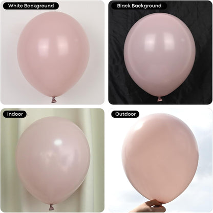 Dusty Pink Balloon Garland Arch Kit Double Stuffed Pink Gold Balloon