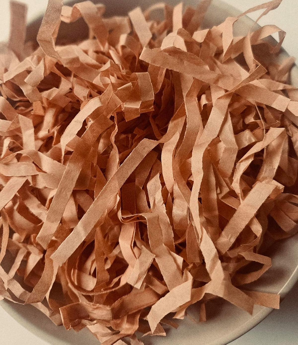 Terracotta Dusty Peach Shredded Paper Box Filler Hamper Gift Basket Acid-free Colourfast (60g)