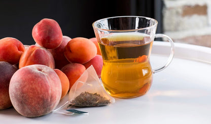 ® Dragon Eye Oolong Tea Bags [THE ORIGINAL] - INDULGE Italian Peach & Apricot Oolong Tea - Premium Dragon Tea Bags - Oolong Black Tea Organic Biodegradable - 20 Bags