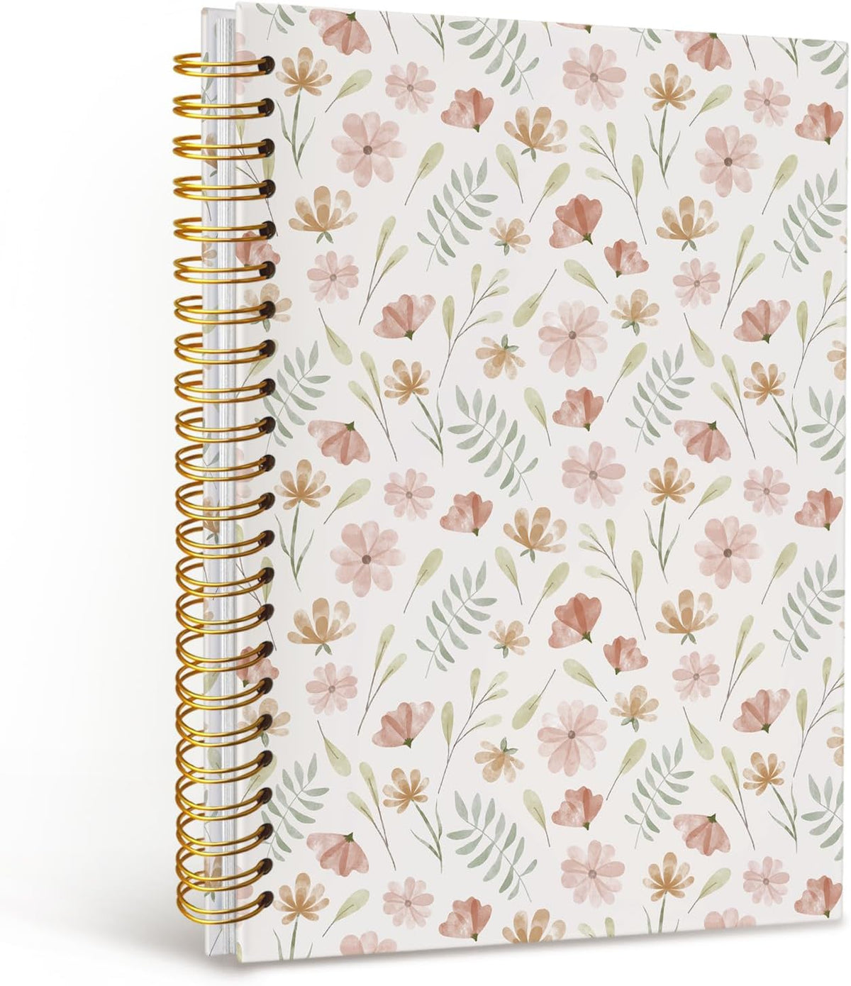 Cute Spiral Notebook Journal for Women,Floral Notebook