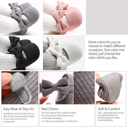 Infant Baby Boys Girls Slippers Cozy Fleece Booties Soft Bottom Warm Cartoon Socks Newborn Crib Shoes