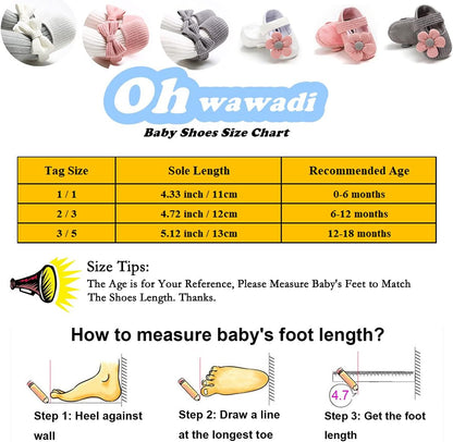 Infant Baby Boys Girls Slippers Cozy Fleece Booties Soft Bottom Warm Cartoon Socks Newborn Crib Shoes