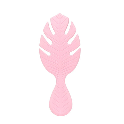 Go Green Mini Detangler, Pink - Detangling Travel Hair Brush - Ultra-Soft IntelliFlex Bristles Glide Through Tangles & Gently Loosens Knots While Minimizing Pain, Split Ends & Breakage