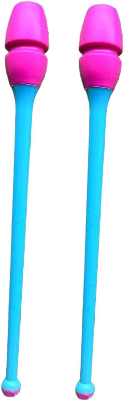 2Pcs Rhytmic Gymnastics Exercise Pole 45.5cm Gymnastics Training Equipment for Stage