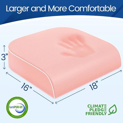 Seat Cushion, Chair Pad, Memory Foam Tailbone Pain Relief