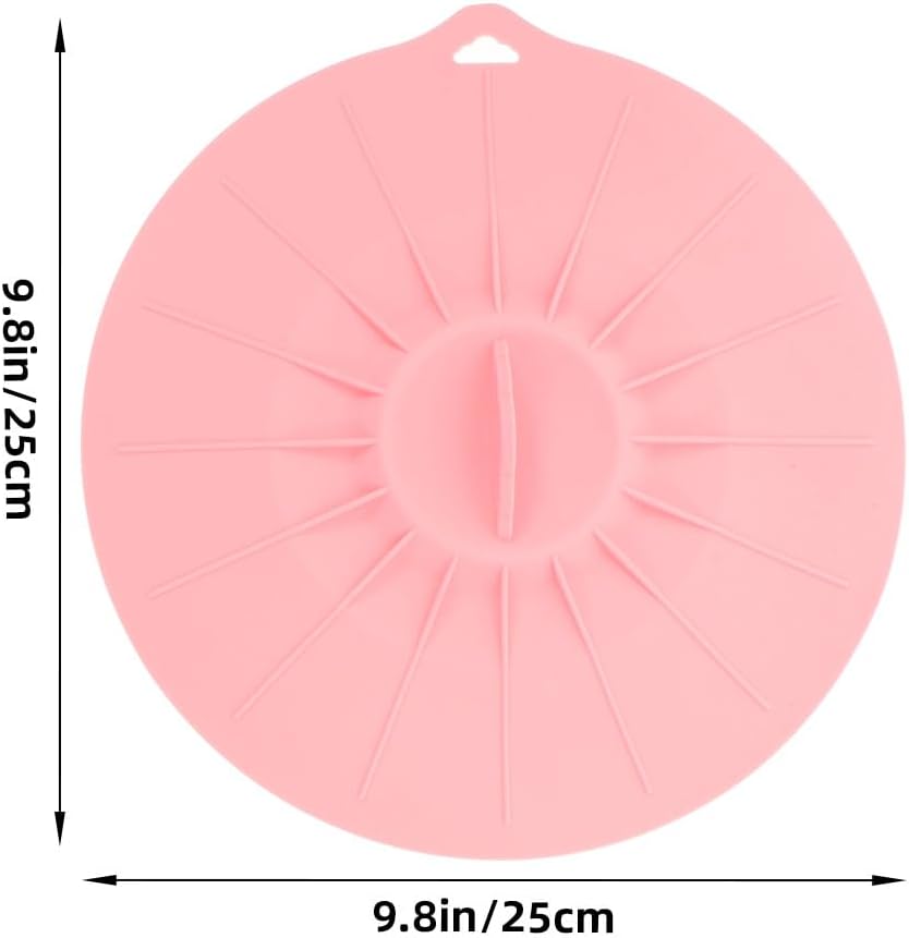 Silicone Bowl Lids and Cup Covers Set, Reusable Microwave Safe Airtight Food Storage Lids, Pink Silicone Pot Covers for Kitchen Food Fresh Keeping, 5pcs Set
