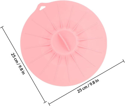 Silicone Bowl Lids and Cup Covers Set, Reusable Microwave Safe Airtight Food Storage Lids, Pink Silicone Pot Covers for Kitchen Food Fresh Keeping, 5pcs Set