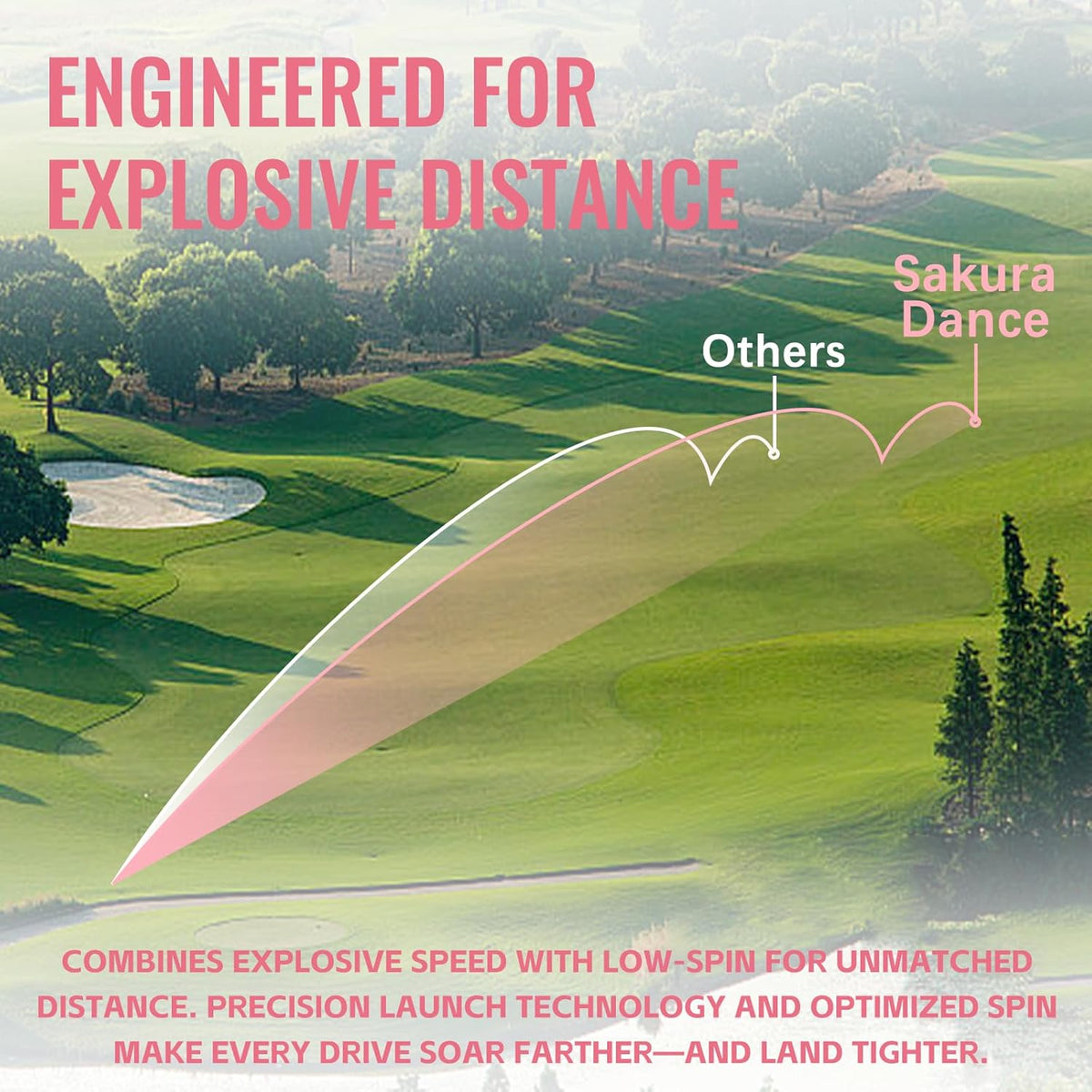 D1 Distance Golf Balls, White & Multi-Color Options, 1 Dozen