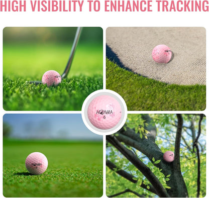 D1 Distance Golf Balls, White & Multi-Color Options, 1 Dozen