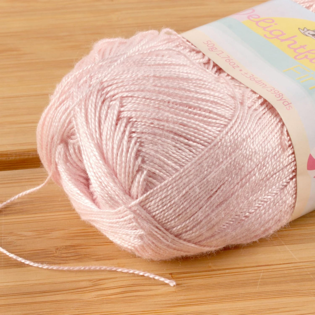 JubileeYarn Delightfully Fine Yarn - Peach - 4 Skeins