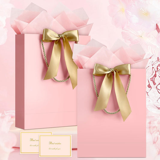 Anniversary Paper Gift Bags with Handles, Party Present Bag