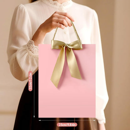 Anniversary Paper Gift Bags with Handles, Party Present Bag