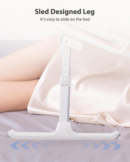 Height & Angle Adjustable Laptop Stand for Bed, Lap Desk Tray Table