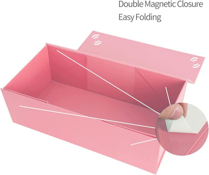 Pink Gift Box 12" x 6" x 4", Magnetic Closure Lid Gift Boxes for Presents