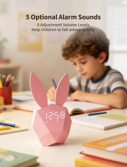 Bunny Alarm Clock for Kids,ok to Wake, Toddler Sleep Clock