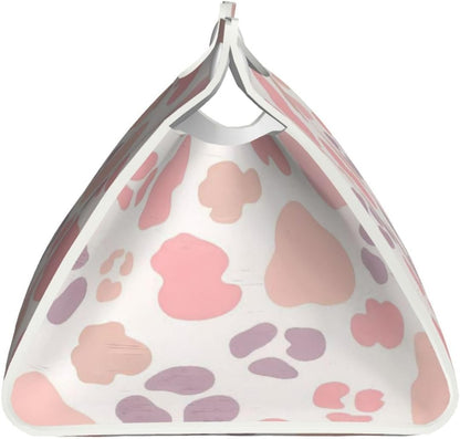 Pink Rose Gold Cheetah Skin Wild Animal Leopard Print Long Tissue Box Cover Facial Paper Holder 7.87'' x 5.12'' x 0.98''