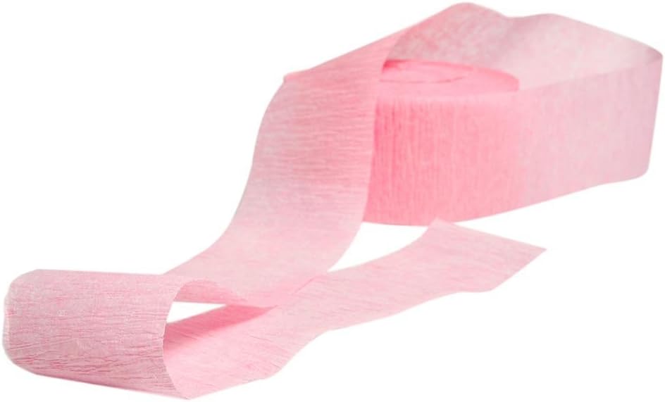 Industries Crepe Paper Streamer, 81ft, Pastel Pink