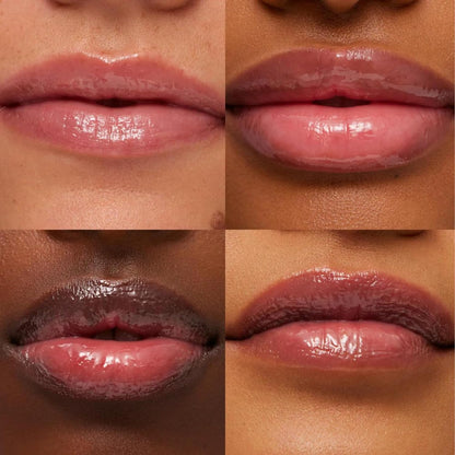 Lip Butter Balm - Moisturizing Lip Gloss for Instant Shine + Sheer Color - With Nourishing Shea Butter - Everyday Makeup + Skin Care Summer Essentials - Vegan - Pink Sugar (.5 Oz)