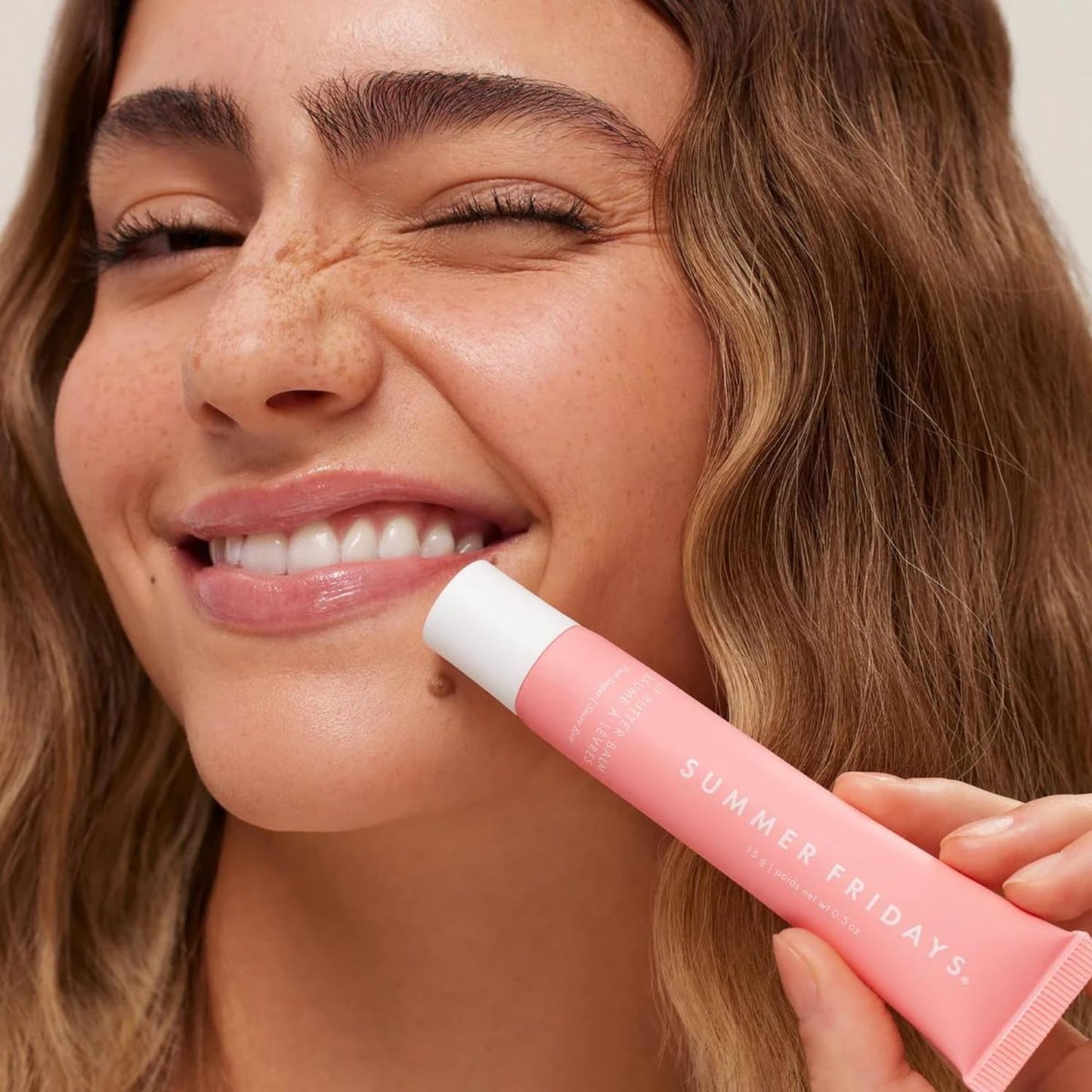 Lip Butter Balm - Moisturizing Lip Gloss for Instant Shine + Sheer Color - With Nourishing Shea Butter - Everyday Makeup + Skin Care Summer Essentials - Vegan - Pink Sugar (.5 Oz)