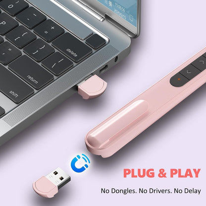 Presentation Clicker for Powerpoint Presentations, Pink, A
