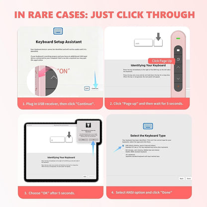 Presentation Clicker for Powerpoint Presentations, Pink, A