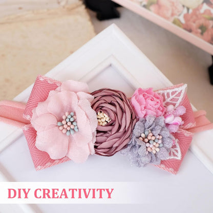 Dried Hydrangea Flower, 10g Natural Pressed Flowers Real Hydrangeas Petals for DIY Resin Crafts Card Floral Gift Candle Making Decor, Gradient Pink Gray