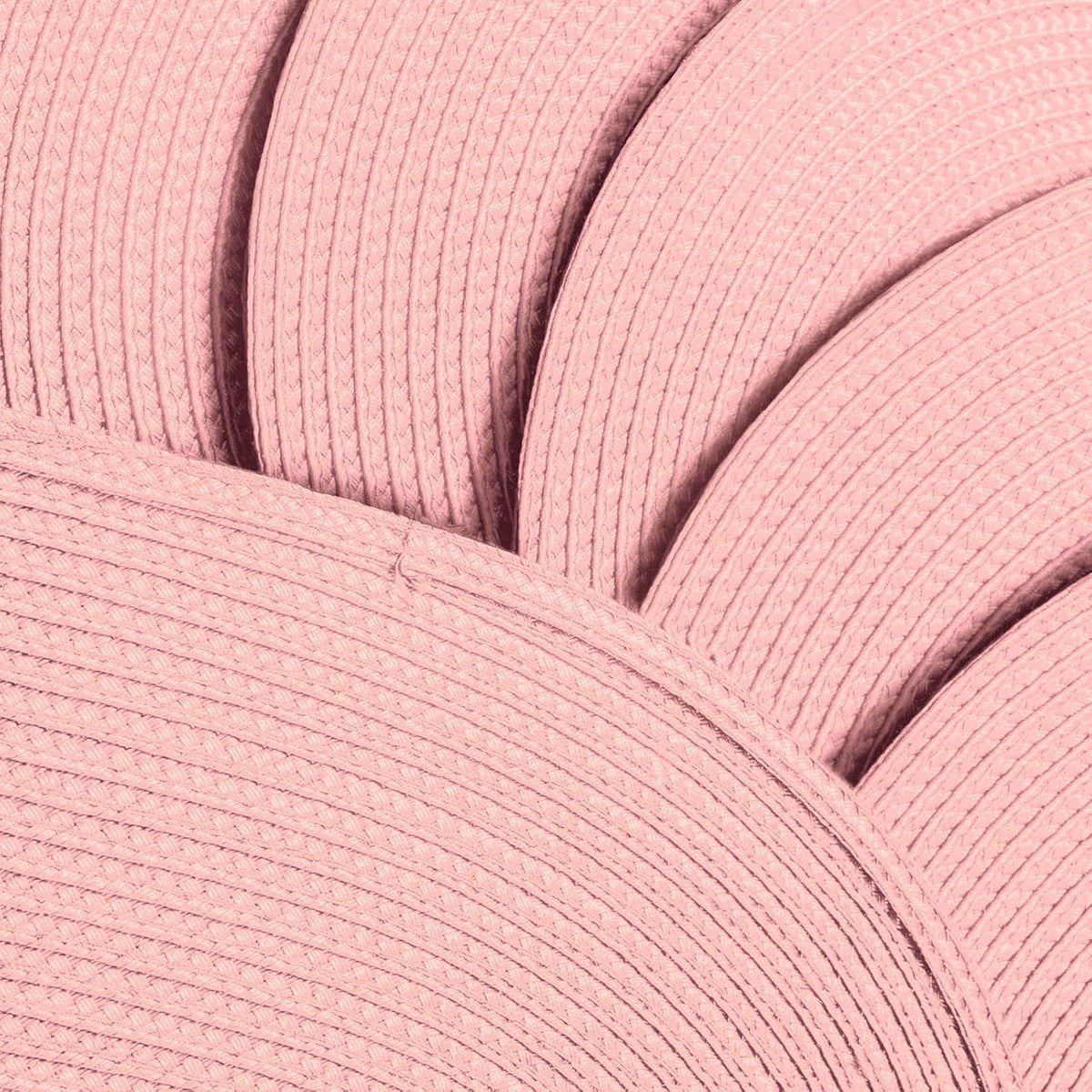 Placemats Set of 4 for Dining Table Washable Woven Non-Slip 18x12 inches Placemat Heat-Resistant Durable Table Mats for Dining Table Easy to Clean(Pink 4)