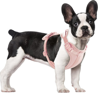 Wisedog Lightweight No Pull Dog Harness, Gossamer Pink, Medium