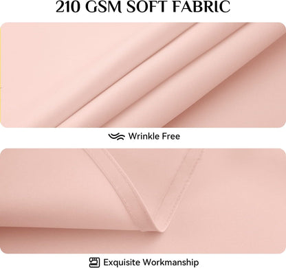 Round Tablecloth, Waterproof & Stain Resistant Table Cloth Wrinkle Free Fabric Washable 210GSM Polyester Table Cover for Spring/Party/Outdoor - 120 inch,Pink
