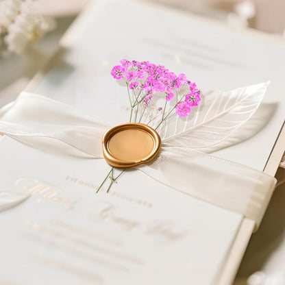 50 Pcs Baby's Breath Real Natural Dried Pressed Flowers for Wedding DIY Crafts Home Decor Resin Art Card Making Vase Arrangements ( Pink)