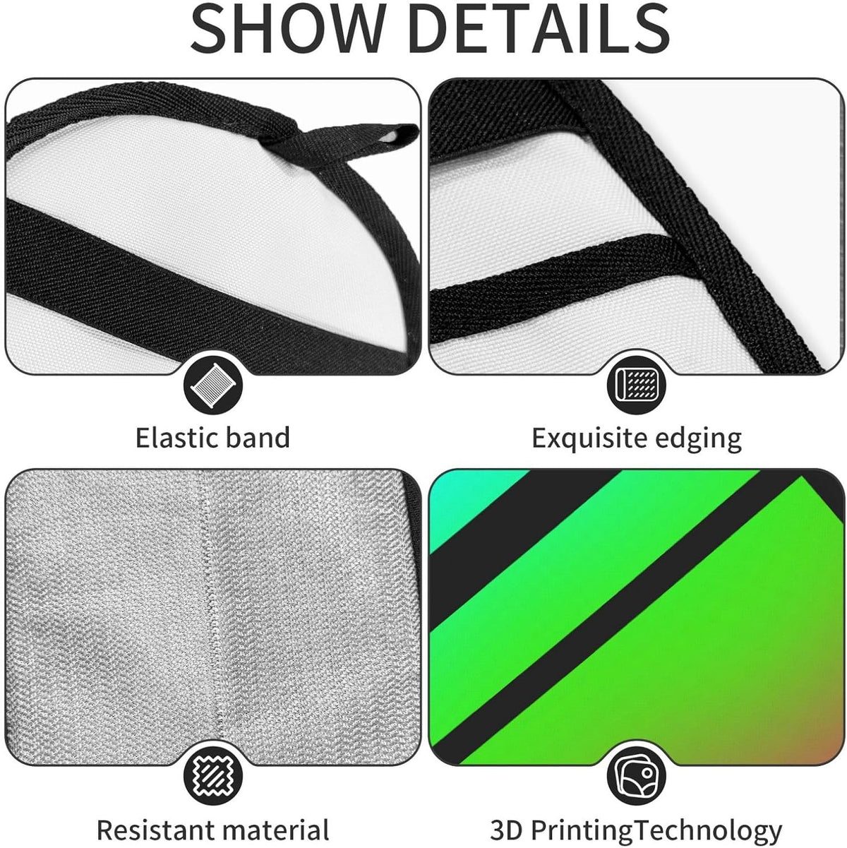 Blue Green Pink Rainbow Gradient Pet Hair Removal Glove Dogs Hair Remover Glove Cats Fur Removal Tool with Hanging Loop for Couch 6.7X9.5 in