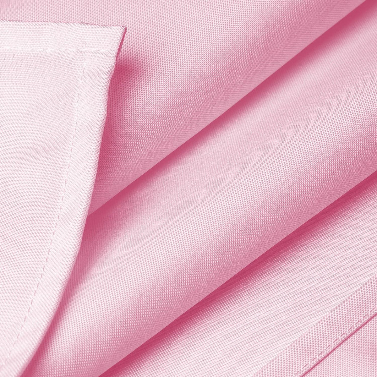 90 x 132 Inch Rectangular Tablecloth, Washable Polyester Fabric Table Cloth for Dining Tables, Parties, Restaurants, Weddings - Pink