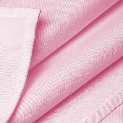 90 x 132 Inch Rectangular Tablecloth, Washable Polyester Fabric Table Cloth for Dining Tables, Parties, Restaurants, Weddings - Pink