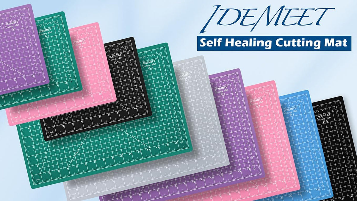 Density-upgraded 18"x12" Self Healing Cutting Mat, Rotary Sewing Mat for Crafts, 5-Ply Blade Table Protector Cut Board for Fabric Leather Cutting Quilting Modeling Hobby Project, A3, Pink