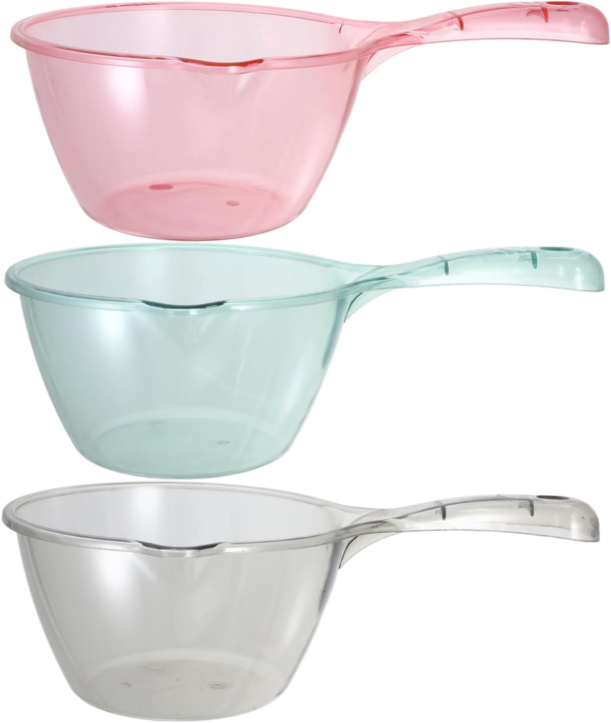 3 Piece Kitchen Water Ladle in Pcdg for Shower and Garden Use
