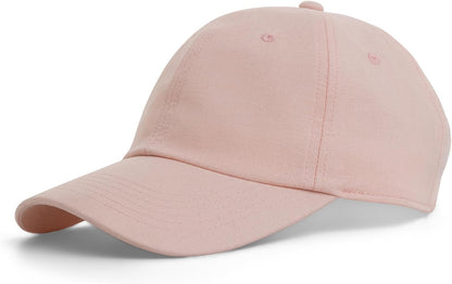 Linen Cotton Baseball Cap, Summer Breathable Dad Hat Men Women