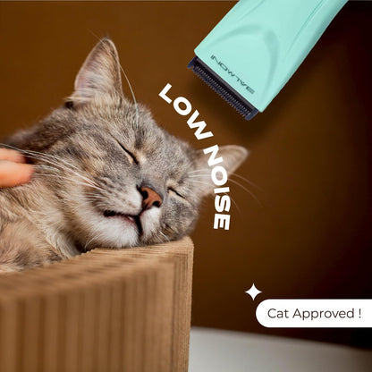Cordless Pet Grooming Kit for Dogs & Cats, Quiet & Powerful Motor Paw & Face Trimmer, Lightweight Clipper, Dopamine Pink, Parent (Single-Dopamine Green)