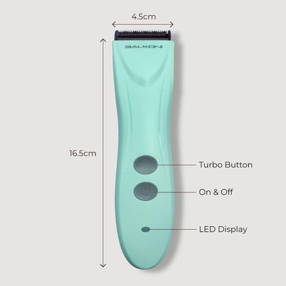 Cordless Pet Grooming Kit for Dogs & Cats, Quiet & Powerful Motor Paw & Face Trimmer, Lightweight Clipper, Dopamine Pink, Parent (Single-Dopamine Green)