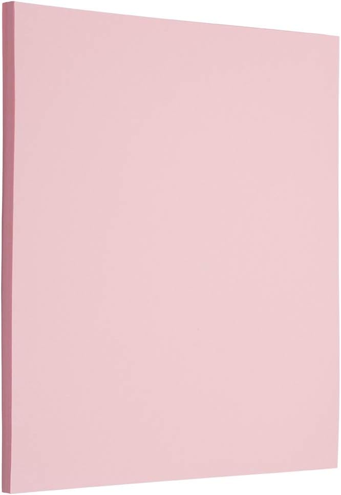 Matte 28lb Paper - 105 gsm - 8.5 x 11 - Baby Pink Pastel - 50 Sheets/Pack