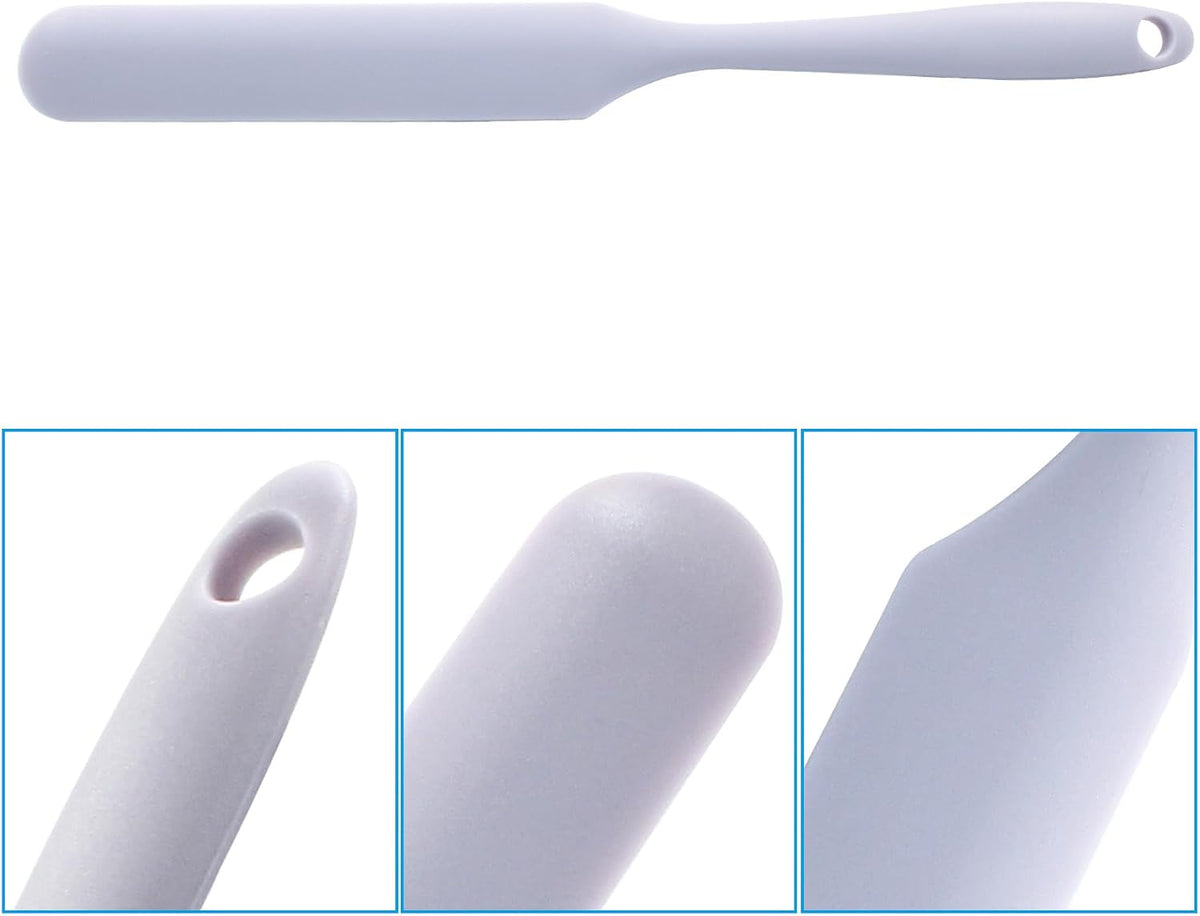 5Pcs Silica Gel Jar Scraper Spatulas, Multi-Color