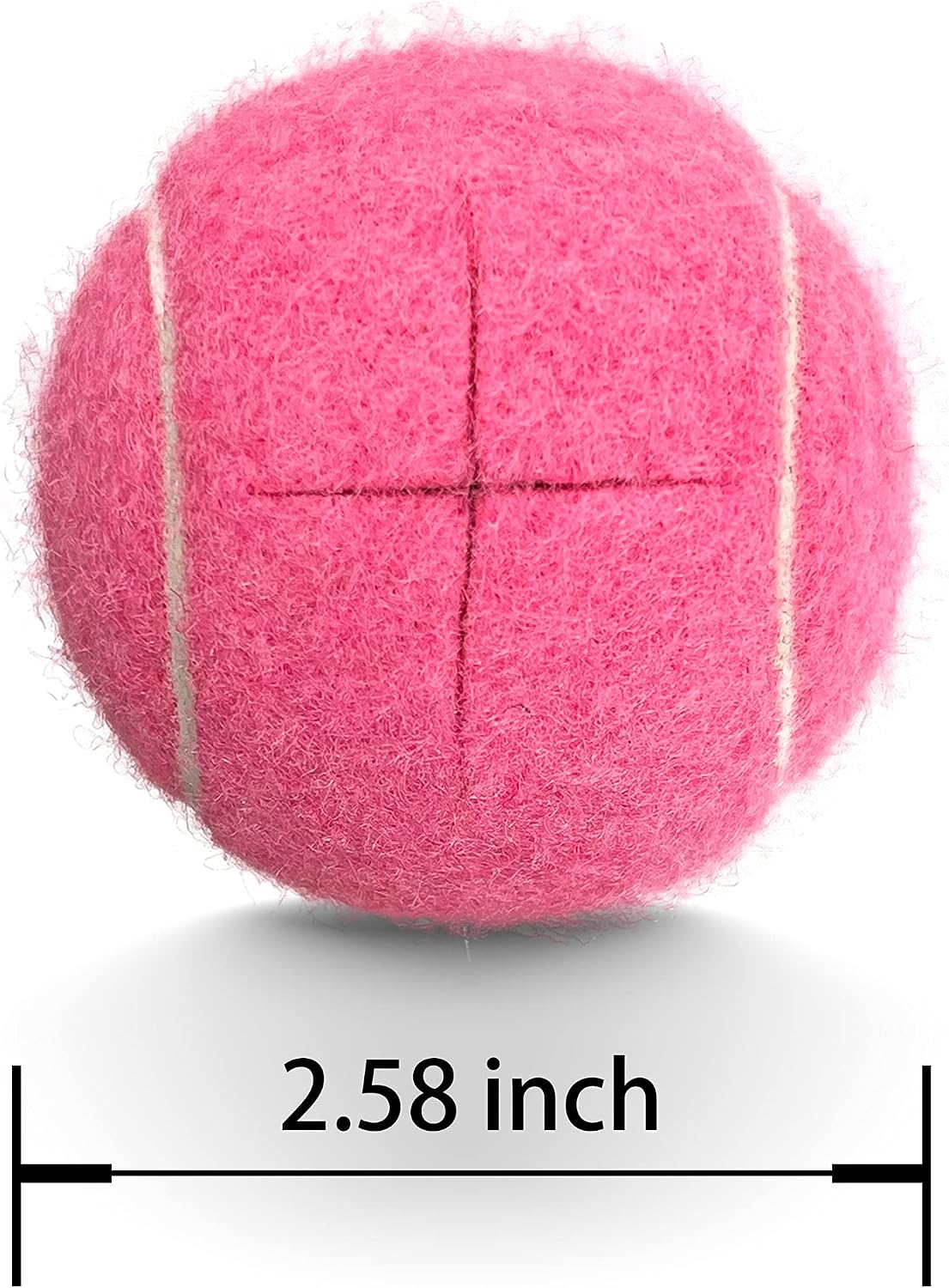 Precut Tennis Balls for Walkers, 4 PCS Heavy Duty Long Lasting Glide Balls - Precut for Easy Installation, Universal Felt Pads for Walker Legs & Furniture, Floor Protectors