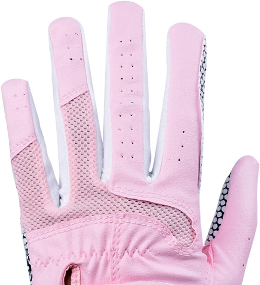 Women's Polyurethane Non-Slip Synthetic Leather Golf Gloves One Pair - Plain Both Hands